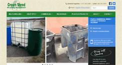 Desktop Screenshot of crownshredandrecycling.com